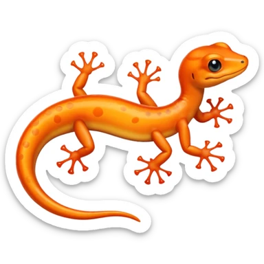 Salamander with 4 legs sticker