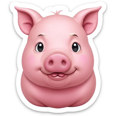 Strong piggie sticker