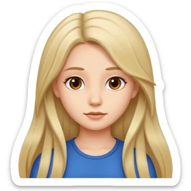 PONLE EL PELO LARGO  A LA CHICA sticker