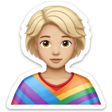 trans character sticker