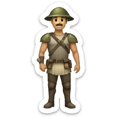 orixá da guerra e da força sticker