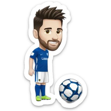 Messi alhilal fc sticker
