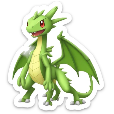  Cool Edgy Scyther-Sceptile-Flygon-Fakemon full body sticker