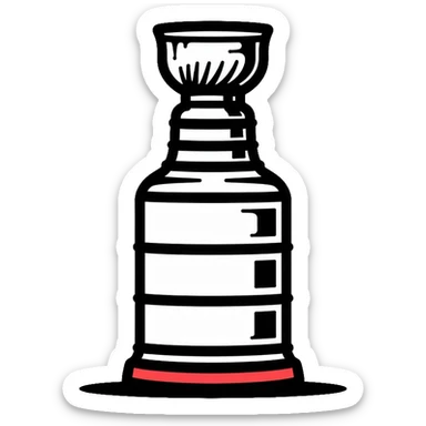 NHL Stanley Cup hockey championship trophy sticker