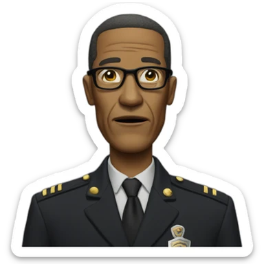 Gustavo Fring after the bomb exploded sticker