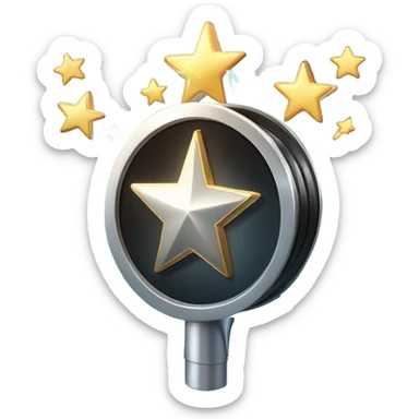 a magic wand over a video reel Surprise, play, discovery, sparkle, video, explore sticker