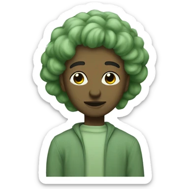 sage green aesthetic emoji sticker