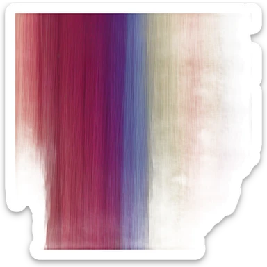 Hair coloring sticker