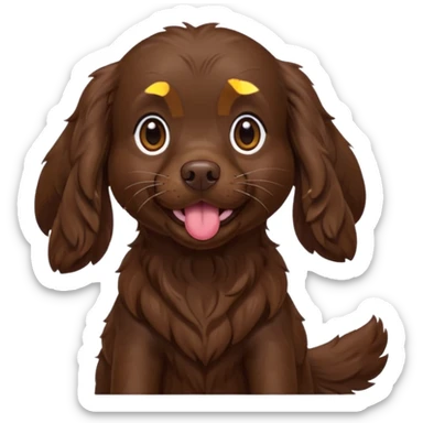 Boykin spaniel blowing kiss  sticker