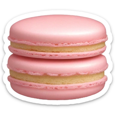Light pink macaron sticker