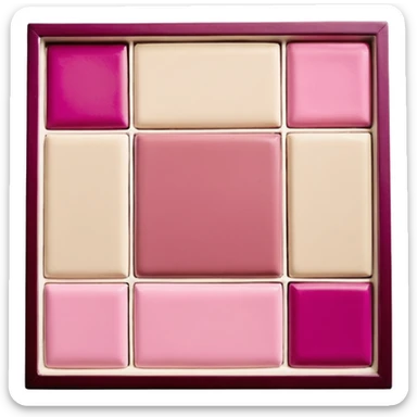 Quadratische Basisplatte mit abgerundeten Ecken, Farben: sanftes Beige für die Platte, zartes Rosa für die Öffnung). Details: Zentraler Kreis (Stomaöffnung) mit kleinen Löchern rundherum. Leichte Schatten für einen 3D-Effekt. Transparenter ovaler Beutel oben angedeutet, mit Klettverschluss. sticker