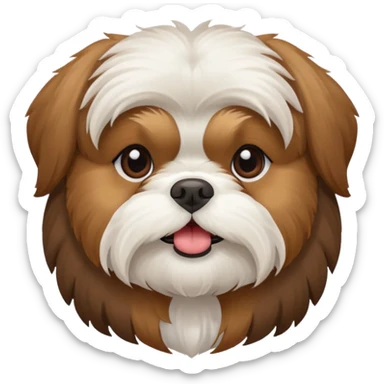 Shih tzu highland terrior sticker