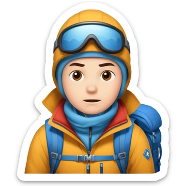Inoxtag en haut de l’everest  sticker