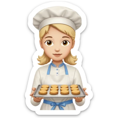 pastelero haciendo cokies sticker