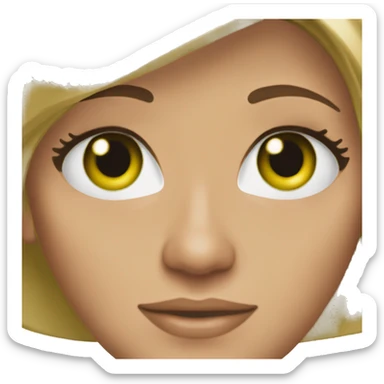 Rachel Green friends green eyes sticker