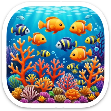 Coral Reef sticker