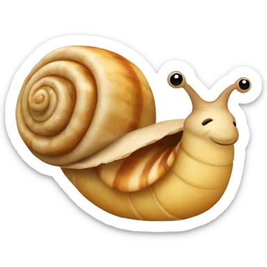 snail with a burrito shell sticker