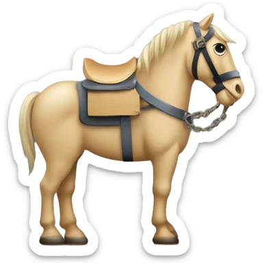 trojan horse, with private equity associates inside sticker