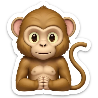 Monkey wit Jordan’s  sticker