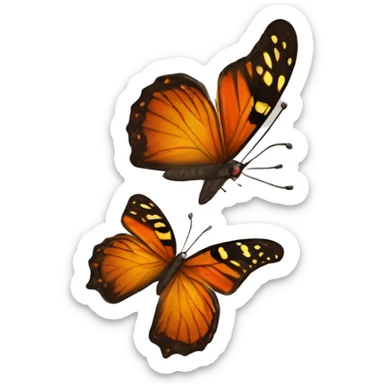 Butterfly sticker