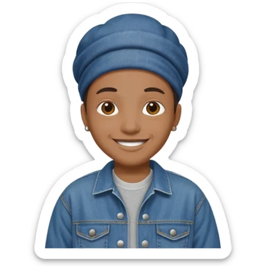 Cholos ropa azul ancha sticker