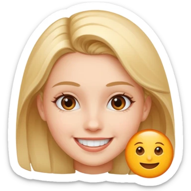 un emoji de una chica en una reunión con un icono que indique duplicar la velocidad sticker