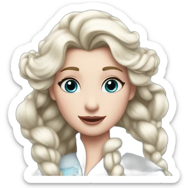 La reine des neiges  sticker