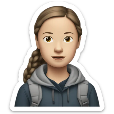 Greta thunberg sticker