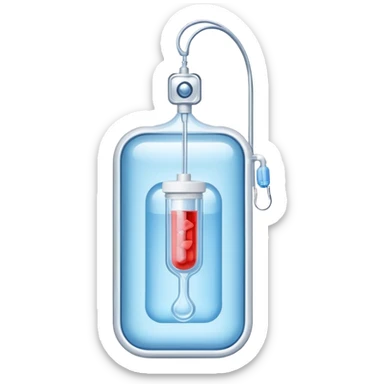 medical IV Bag pain medication sticker