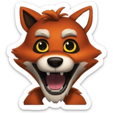 Foxy (from five nights at Freddy’s) sticker
