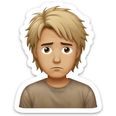 A weird smelly gay man that has no friends  sticker