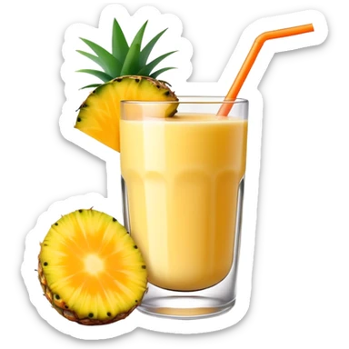 Pineapple mango smoothie  sticker