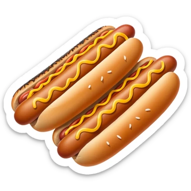 Nature hot dogs sticker