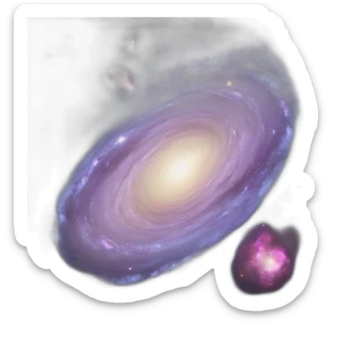 Galaxies sticker