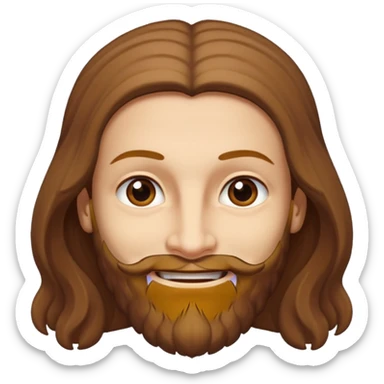 Young leonardo davinci  sticker