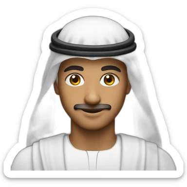 UAE face sticker