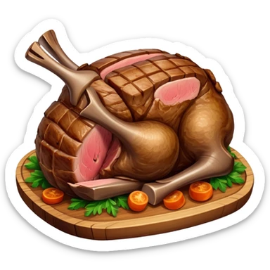 lamb roast leg sticker