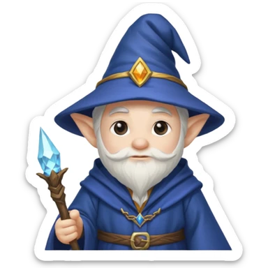 Male Gnome Mage Blizzard World of Warcraft  sticker