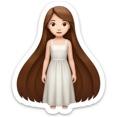 High resolution of ful body girl sticker