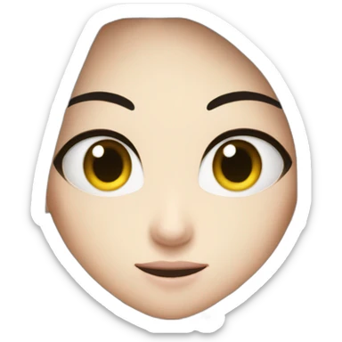 Tifa doing a blink of an eye sticker