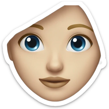 blue eye female-photographer-taking-a-picture-light-skinned-long-blonde-hair sticker