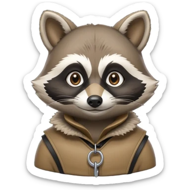 burglar raccoon portrait, head and shoulders only, key hanging on collar, stealthy look, nighttime thief vibe, 3D cartoon, mobile game icon style, clean background, no text, no watermark
 sticker