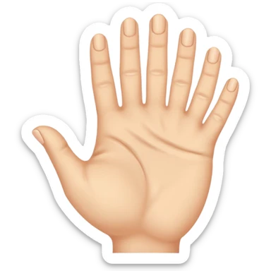apretón de manos 🤝, solo manos humanas, cinco dedos por mano, proporciones correctas, sin brazos, sin dedos extra” sticker