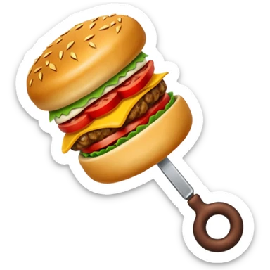 Une broche à kebab sticker