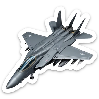 F-14 Tomcat - Grumman (Model Year: 2020) (stealth grey) sticker