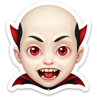 vampire baby sticker