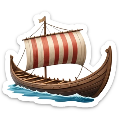 clash-of-clans-aesthetic_-cinematic-viking longboat  sticker