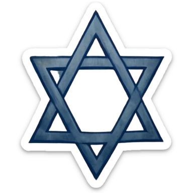 United States flag with a swastika symbol and star of david symbol on the flag sticker