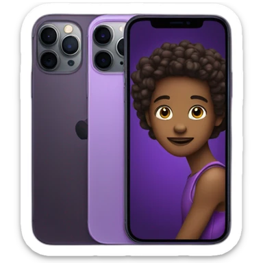 Iphone 14 Pro Max Deep Purple sticker