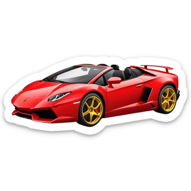 Fais-moi une Lamborghini sticker